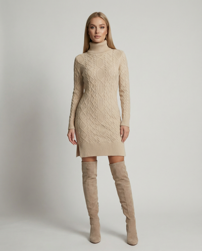 Lana | Robe Pull Col Roulé