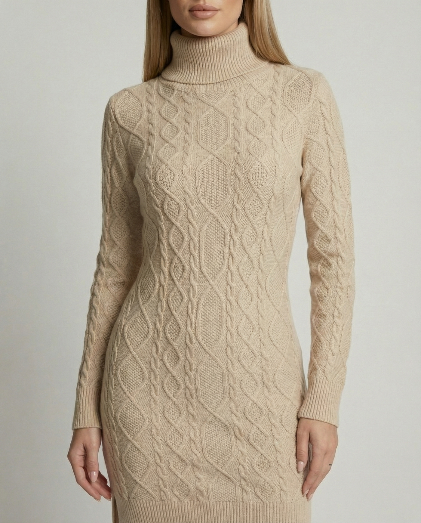 Lana | Robe Pull Col Roulé