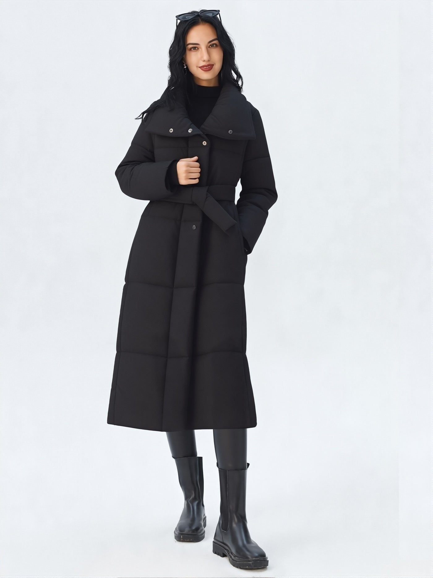 Louise |Manteau Long à Grand Revers