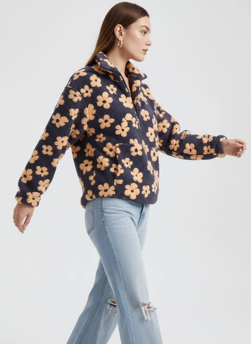 Daisy | Sweat d’Hiver en Polaire Doux