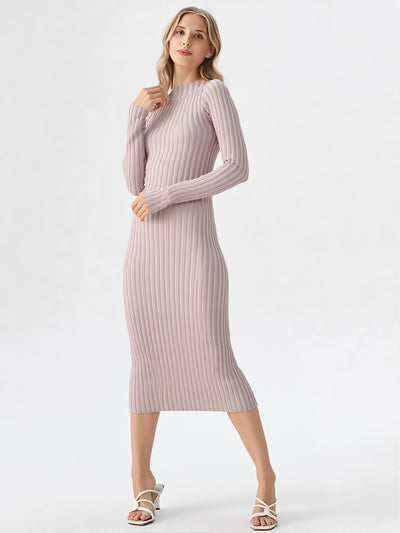 Camille | Robe en maille midi