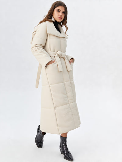 Louise |Manteau Long à Grand Revers