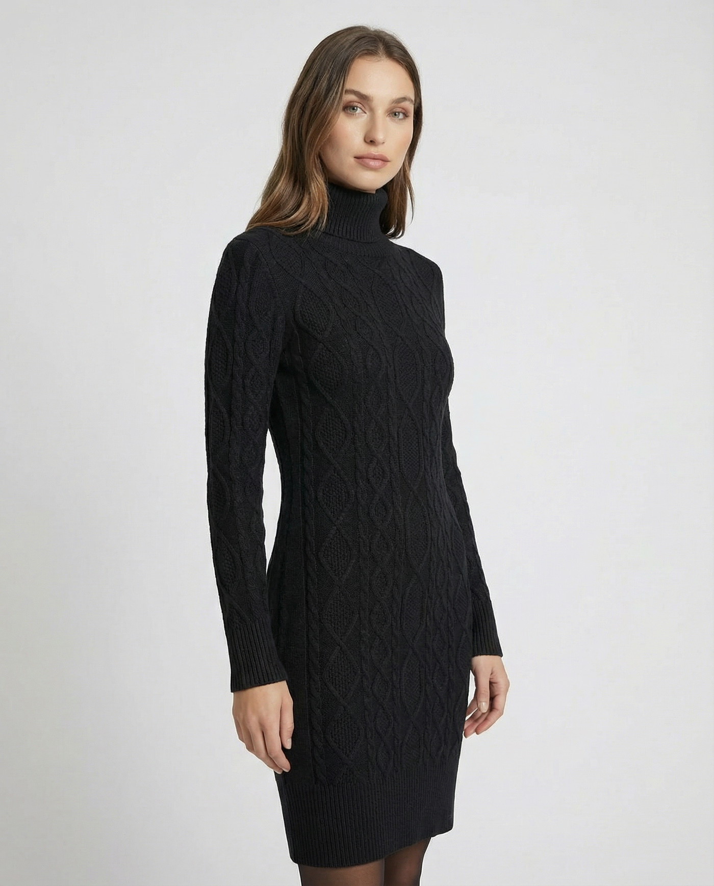 Lana | Robe Pull Col Roulé